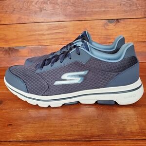 Skechers Go Walk Shoes Men 12 Blue Running Sneakers Comfort Air Cooled 55509